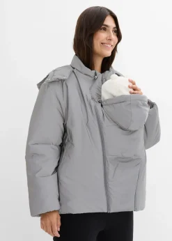 bonprix Doudoune de grossesse 3-en-1 réfléchissante avec fonction portage|Femme Femme Enceinte