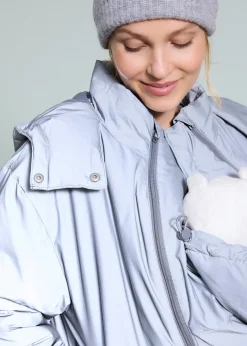 bonprix Doudoune de grossesse 3-en-1 réfléchissante avec fonction portage|Femme Femme Enceinte