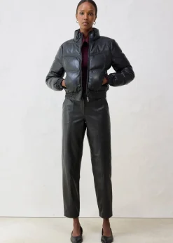 bonprix Doudoune en cuir d’agneau nappa|Femme Premium|Vestes & Manteaux