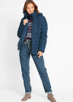 bonprix Doudoune légère avec capuche amovible|Femme Vestes & Manteaux