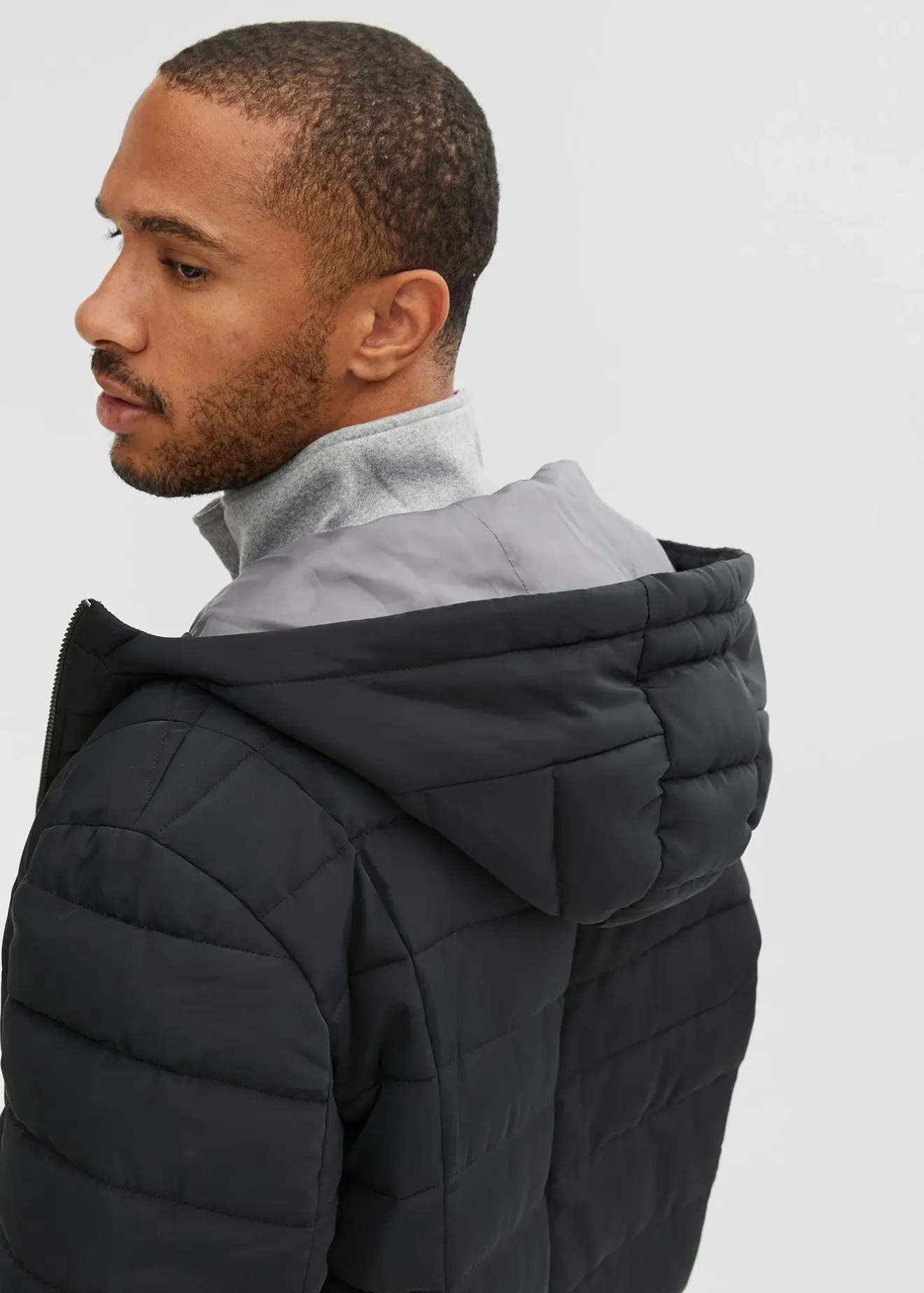 bonprix Doudoune longue à capuche|Homme Vestes