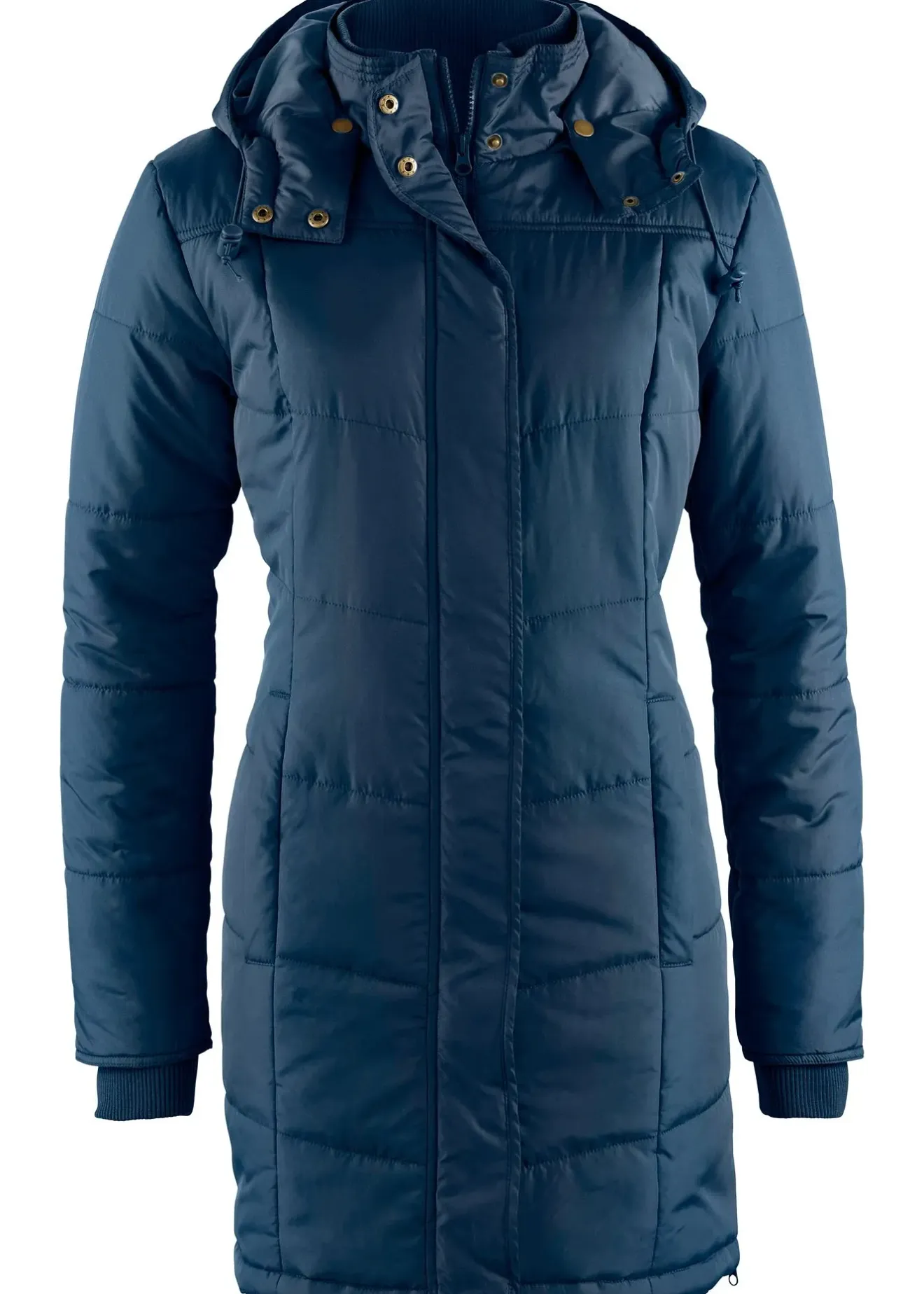 Femme bonprix Vestes & Manteaux|Doudoune longue à col montant et capuche