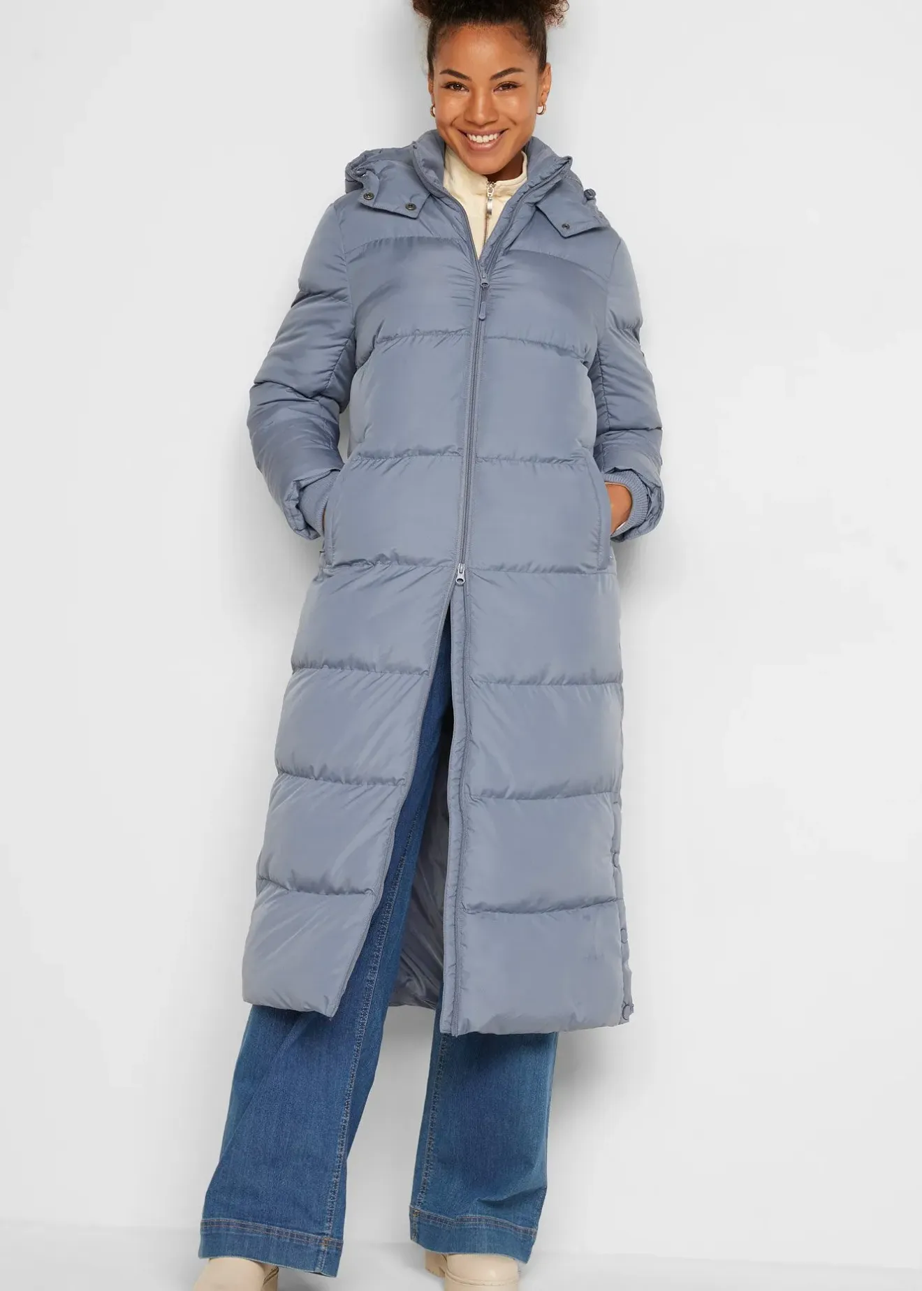 bonprix Doudoune longue déperlante|Femme Vestes & Manteaux