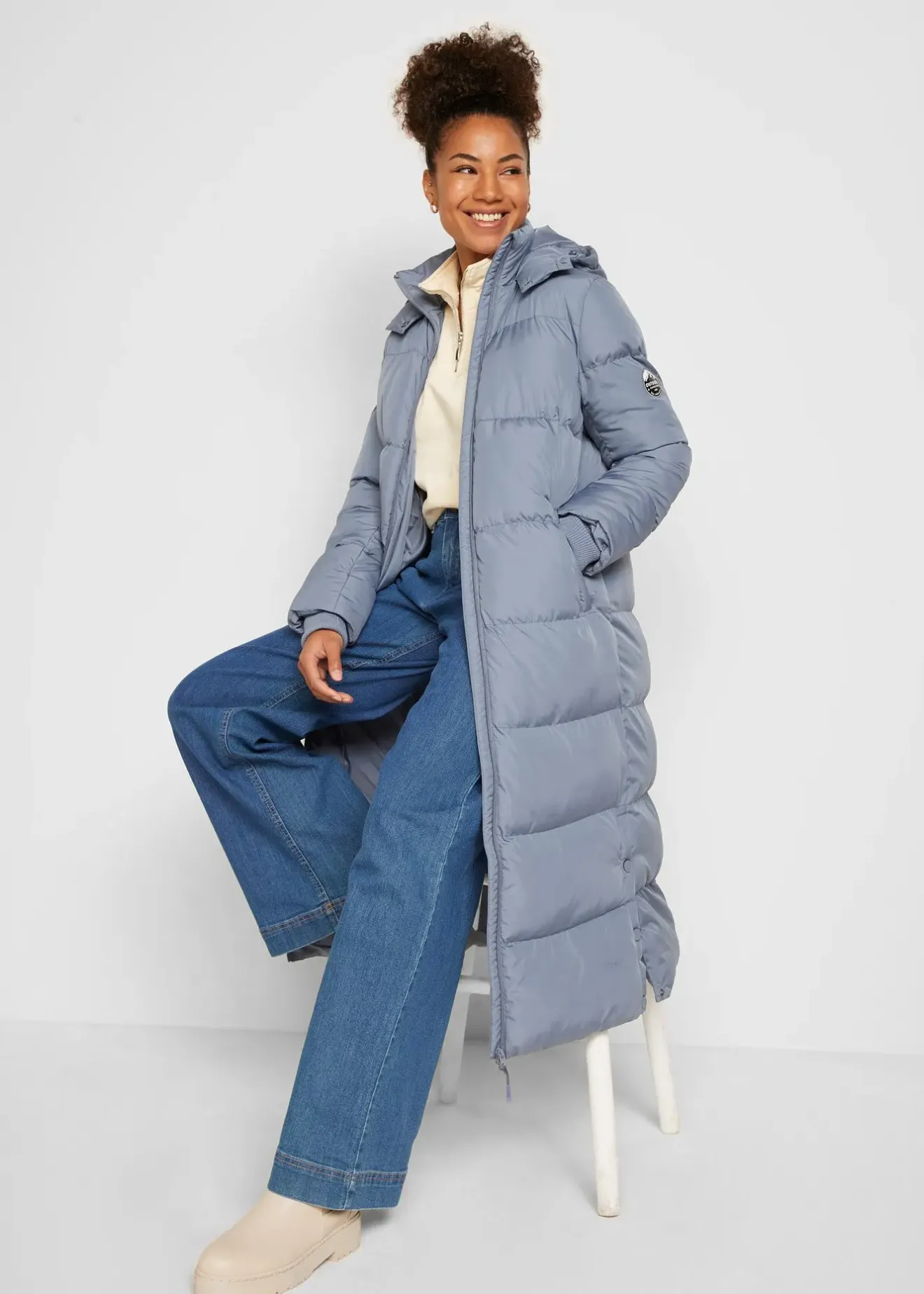 bonprix Doudoune longue déperlante|Femme Vestes & Manteaux