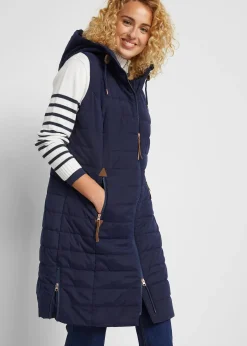 bonprix Doudoune longue sans manches|Femme Vestes & Manteaux