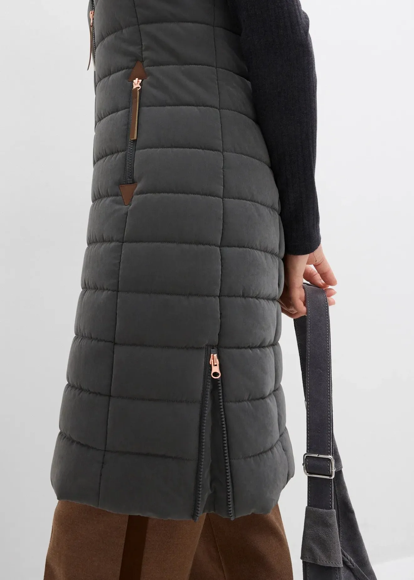 Femme bonprix Vestes & Manteaux|Doudoune longue sans manches