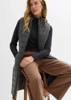 Femme bonprix Vestes & Manteaux|Doudoune longue sans manches