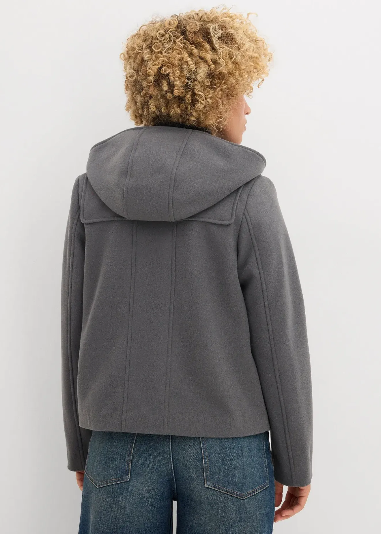 Femme bonprix Vestes & Manteaux|Duffle-coat aspect laine