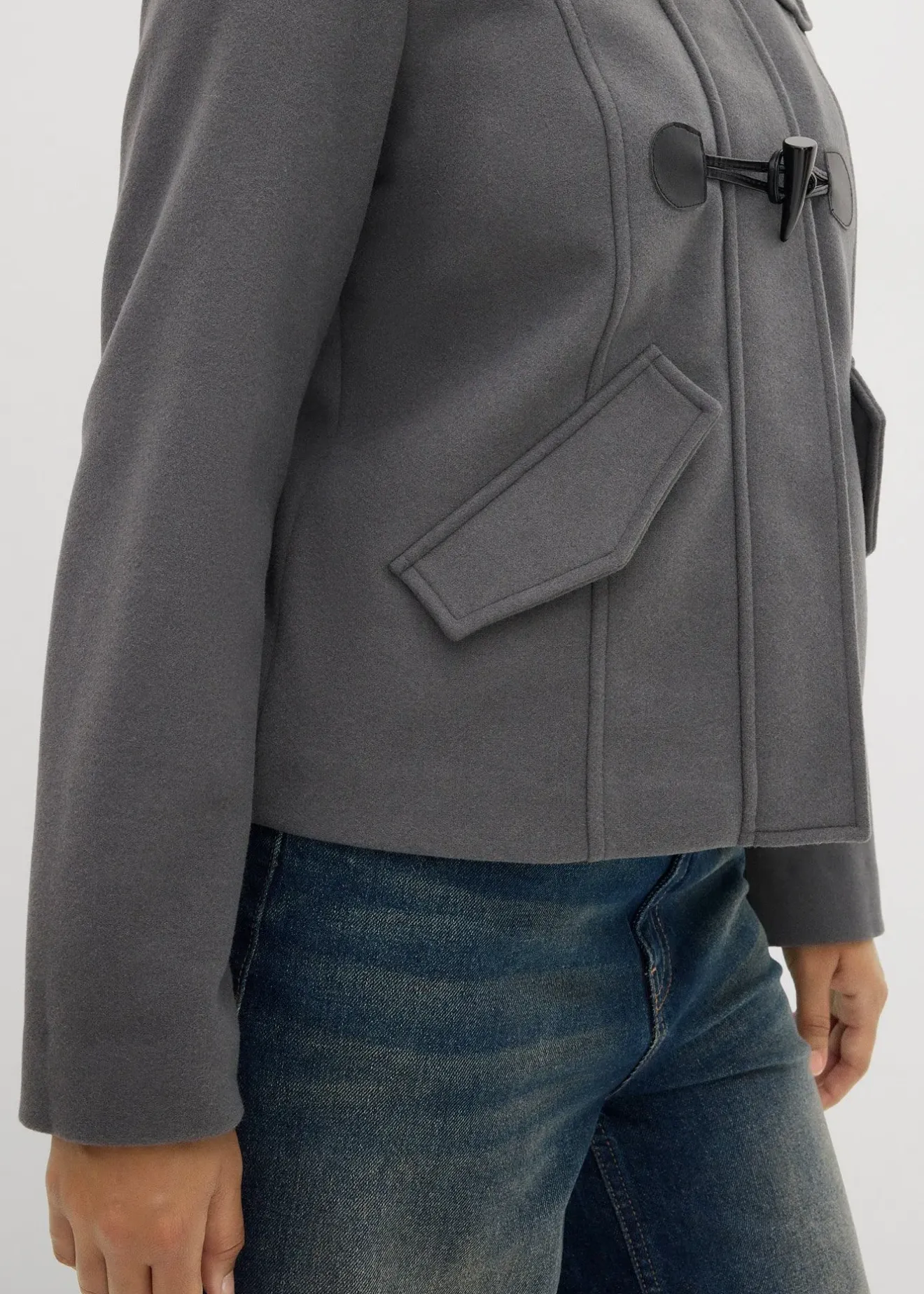 Femme bonprix Vestes & Manteaux|Duffle-coat aspect laine