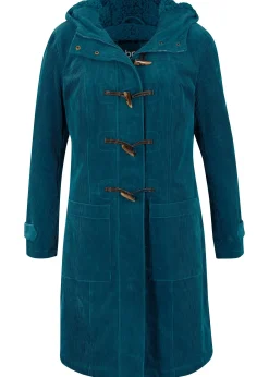 bonprix Duffle-coat en velours côtelé doublé|Femme Vestes & Manteaux