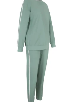 bonprix Ensemble de survêtement 100% coton (ens. 2 pces)|Femme Pantalons