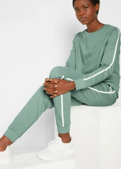 bonprix Ensemble de survêtement 100% coton (ens. 2 pces)|Femme Pantalons