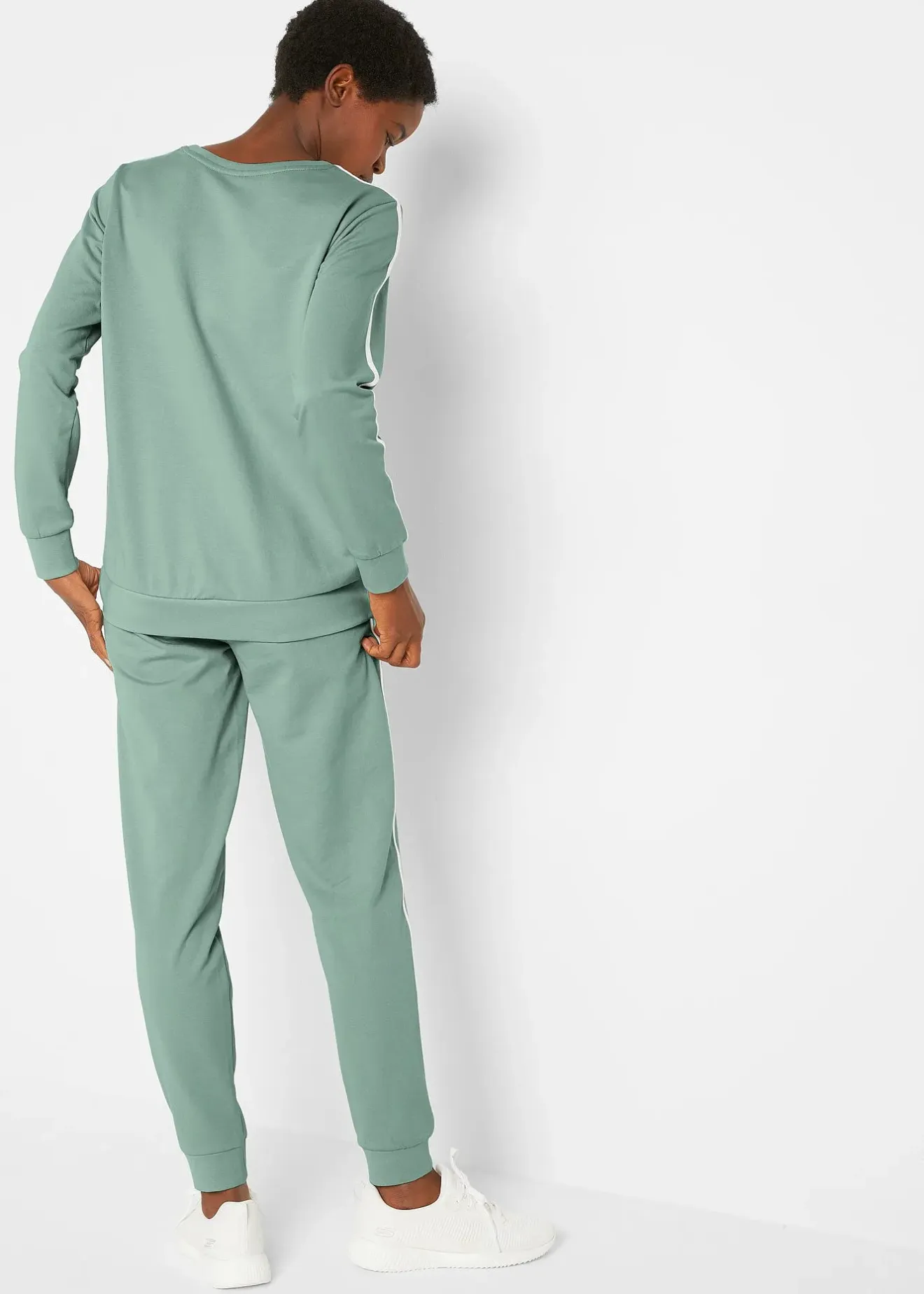 bonprix Ensemble de survêtement 100% coton (ens. 2 pces)|Femme Pantalons