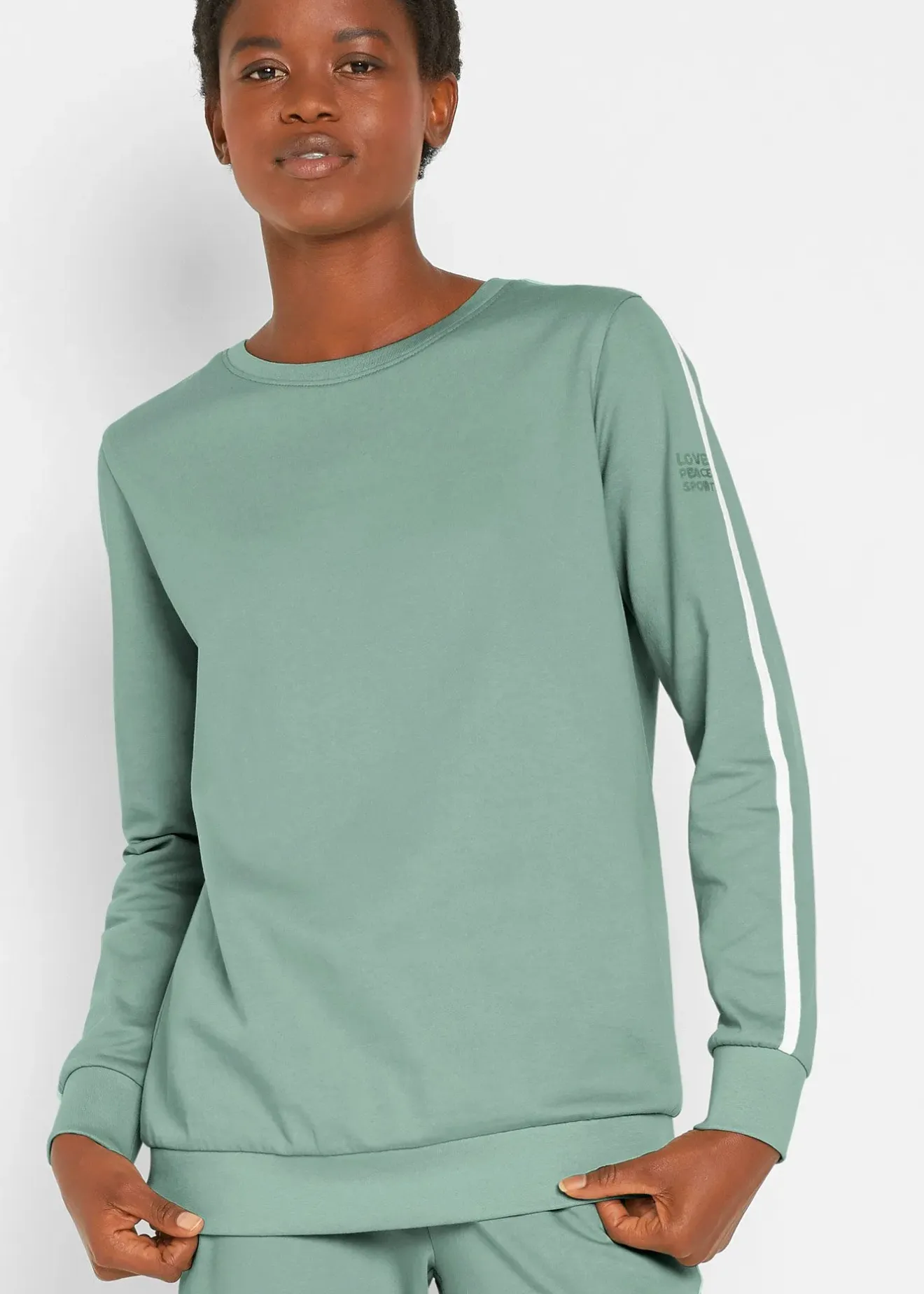 bonprix Ensemble de survêtement 100% coton (ens. 2 pces)|Femme Pantalons