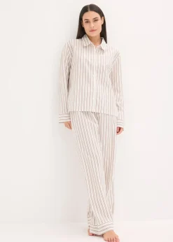 bonprix Ensemble d’intérieur en coton tissé, oversize|Femme Homewear|Lingerie Nuit