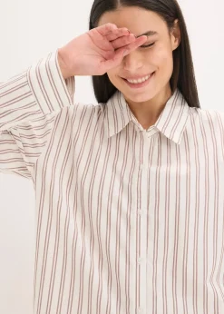 bonprix Ensemble d’intérieur en coton tissé, oversize|Femme Homewear|Lingerie Nuit