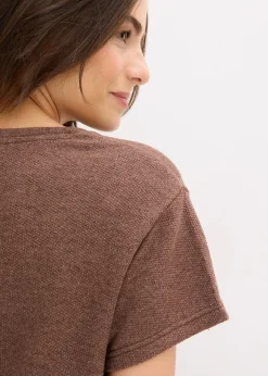 bonprix Ensemble d’intérieur en matière douce et texturée|Femme Homewear|Lingerie Nuit