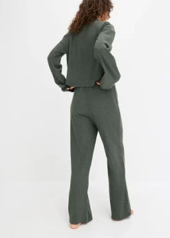 Femme bonprix Homewear|Lingerie Nuit|Ensemble d'intérieur oversize en tissu côtelé doux