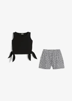 bonprix Ensemble fille top et short (ens. 2 pces.) en jersey de coton|Enfant Vêtements Enfant|Filles 9-16 Ans·Shorts