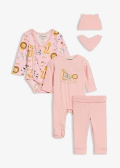 bonprix Ensemble naissance 5 pièces 100% coton|Enfant Vêtements Enfant