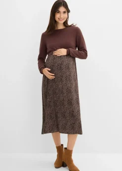 bonprix Ensemble robe et pull 3en1 pour la grossesse et l’allaitement (ens. 2 pces)|Femme Femme Enceinte