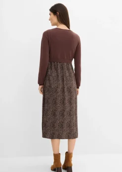 bonprix Ensemble robe et pull 3en1 pour la grossesse et l’allaitement (ens. 2 pces)|Femme Femme Enceinte