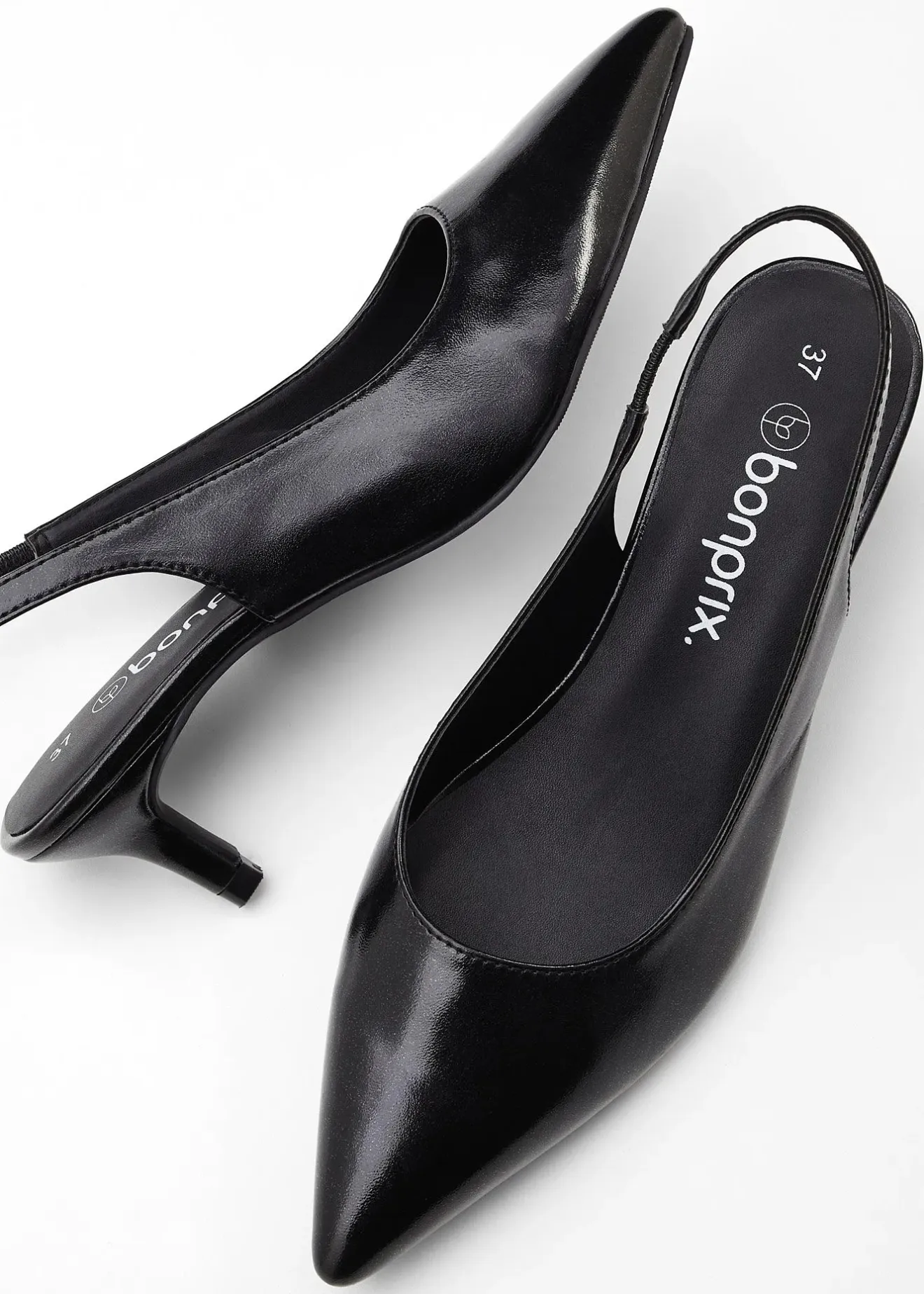 bonprix Escarpins slingback à petit talon fin|Femme Escarpins