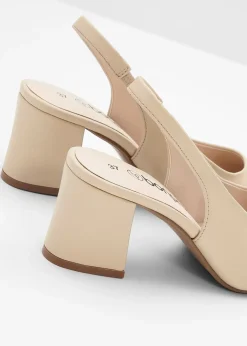 Femme bonprix Escarpins|Escarpins slingback à talon carré