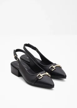 Femme bonprix Escarpins|Escarpins slingback à talon plat