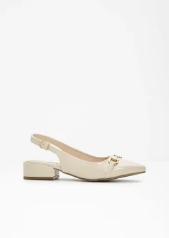 bonprix Escarpins slingback à talon plat|Femme Escarpins