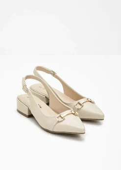 bonprix Escarpins slingback à talon plat|Femme Escarpins