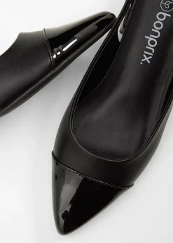 bonprix Escarpins slingback à talon plat|Femme Escarpins