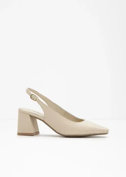 Femme bonprix Escarpins|Premium|Escarpins slingback en cuir