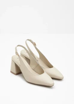 Femme bonprix Escarpins|Premium|Escarpins slingback en cuir