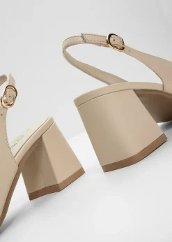 Femme bonprix Escarpins|Premium|Escarpins slingback en cuir