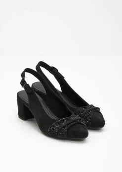 Jana Escarpins slingback largeur H|Femme Marques|Chaussures Confort