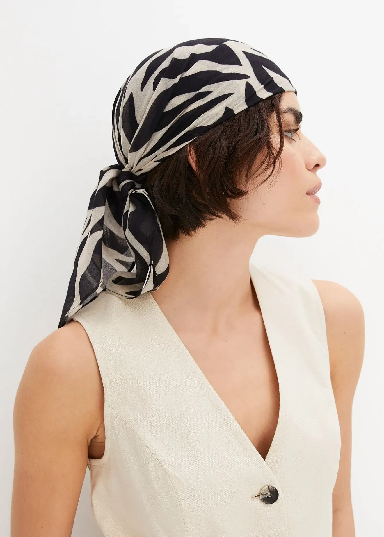 bonprix Foulard à motif zèbre|Femme Écharpes & Foulards