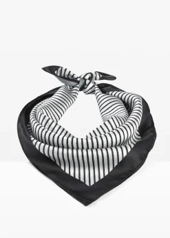 bonprix Foulard rayé en velours éponge|Femme Écharpes & Foulards