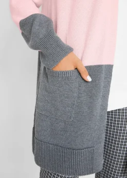 bonprix Gilet ample en maille, manches longues|Femme Maille|Pulls & Gilets