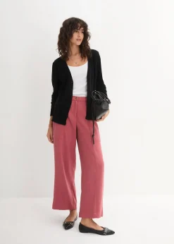 bonprix Gilet boutonné en maille fine|Femme Maille|Basiques