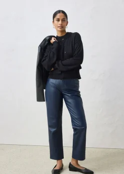 Femme bonprix Maille|Premium|Gilet court en maille coton et soie