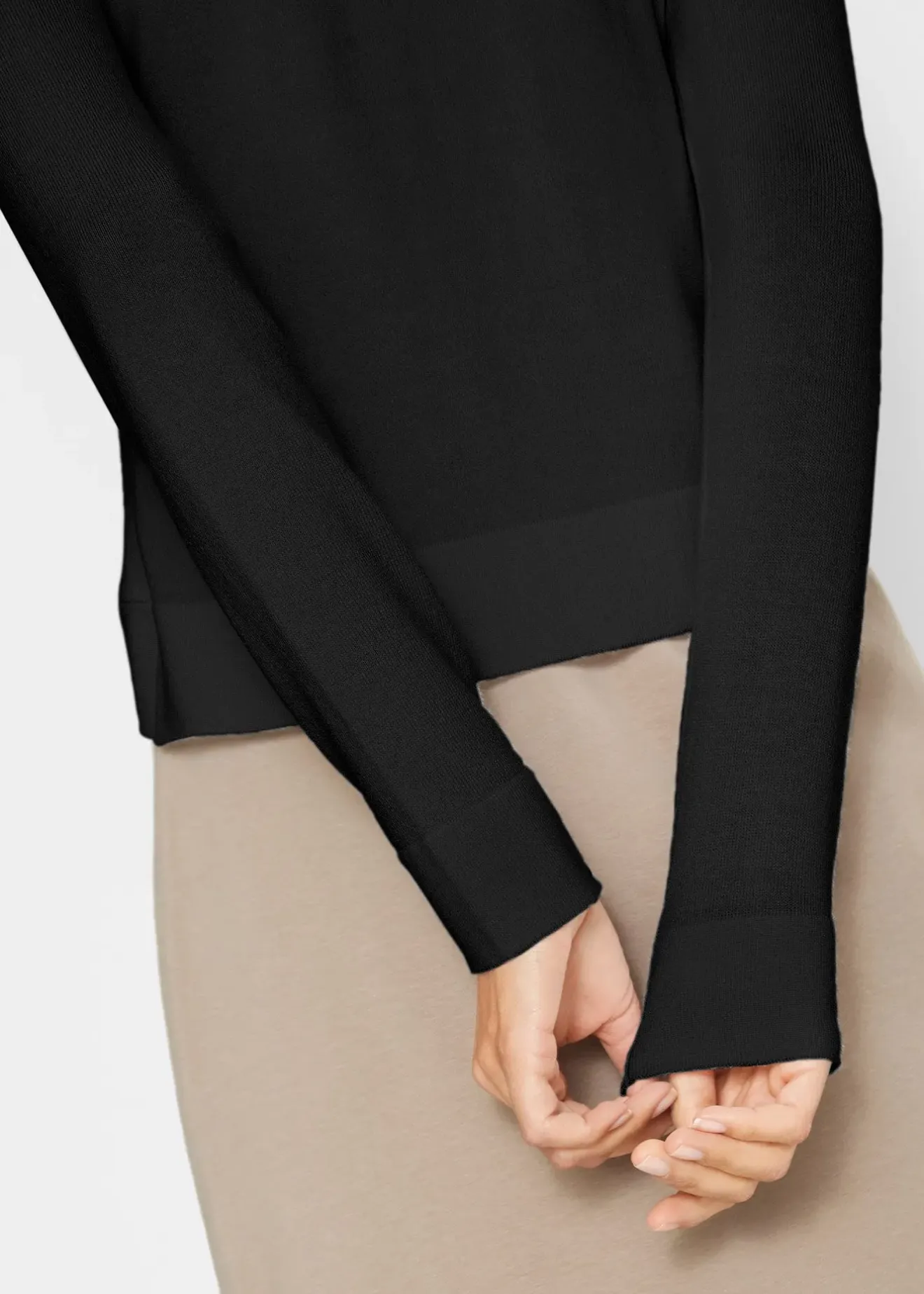 bonprix Gilet court en maille de viscose mélangée|Femme Maille|Pulls & Gilets