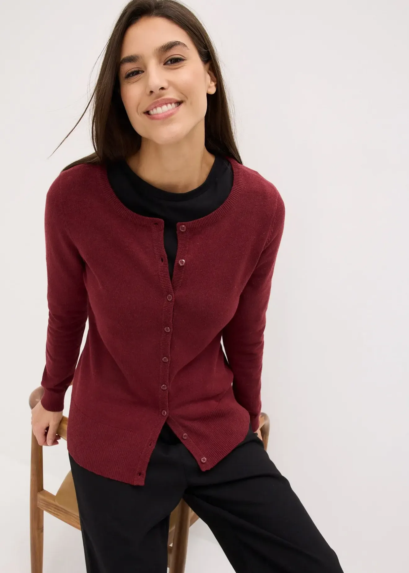 bonprix Gilet en fine maille|Femme Maille|Basiques