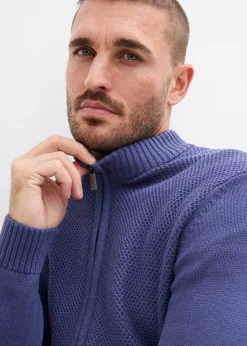 bonprix Gilet en fine maille 100% coton|Homme Pulls & Gilets