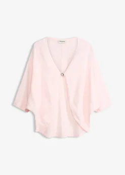 bonprix Gilet en fine maille 100% coton|Femme Maille|Pulls & Gilets