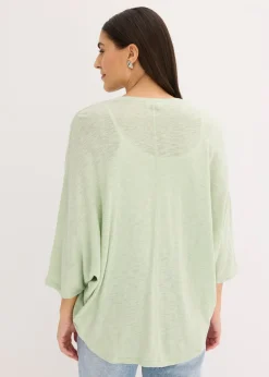 bonprix Gilet en fine maille 100% coton|Femme Maille|Pulls & Gilets