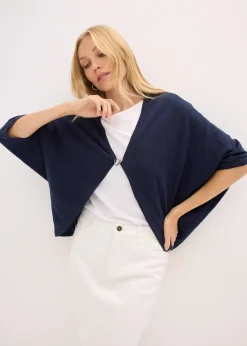 Femme bonprix Maille|Pulls & Gilets|Gilet en fine maille 100% coton