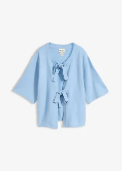 bonprix Gilet en fine maille à nouettes|Femme Maille|Pulls & Gilets