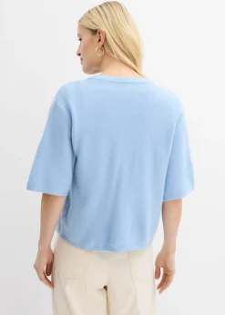 bonprix Gilet en fine maille à nouettes|Femme Maille|Pulls & Gilets