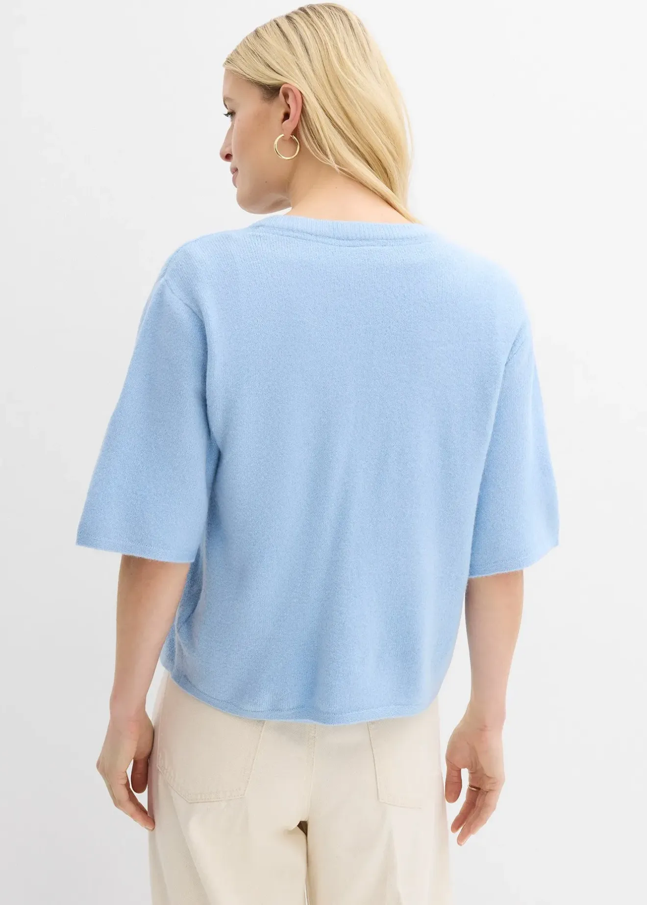 bonprix Gilet en fine maille à nouettes|Femme Maille|Pulls & Gilets